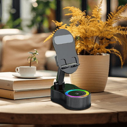 LUMIAMP™  SOPORTE CON AMPLIFICACION DE SONIDO 5 EN 1