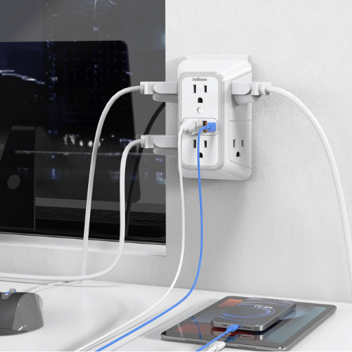 TOMA DE PARED CON REGLETA MÚLTIPLE+CLIPS